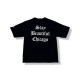 OG Black Stay Beautiful Chicago X Champion Tee